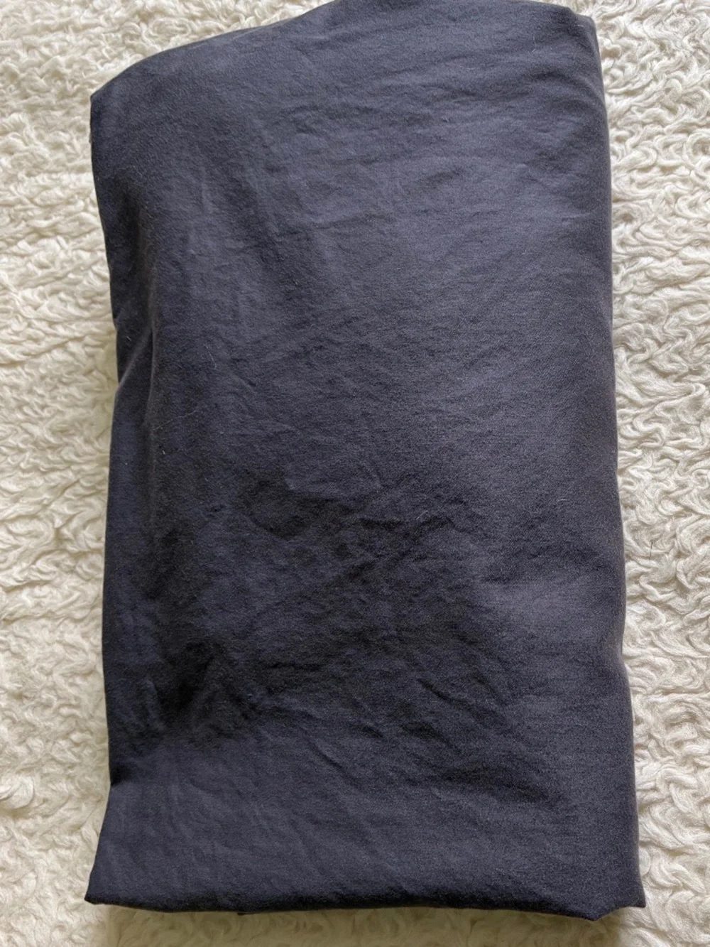 BROOKLINEN Linen Cotton Twin Twin/XL Duvet Cover BEDDING Gray Button Closure